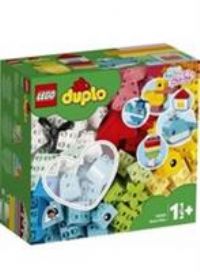 LEGO 10909 DUPLO Classic Heart Box, First Bricks Building Toy, Educational Activity and Development Set, Early Learning Toys for Toddlers 1.5 - 3 Years Old