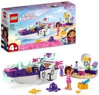 LEGO 10786 Gabby/'s Dollhouse Gabby & MerCat/'s Ship & Spa Boat Toy with Beauty Salon, Figures and Accessories, Playset for Girls, Boys, Kids 4 Plus Years Old