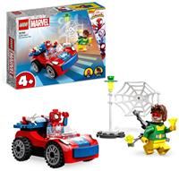 LEGO 10789 Marvel Spider-Man/'s Car and Doc Ock Set, Spidey and His Amazing Friends Buildable Toy for Kids 4 Plus Years Old with Glow in the Dark Pieces