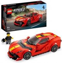 LEGO 76914 Speed Champions Ferrari 812 Competizione, Sports Car Toy Model Building Kit, 2023 Series, Collectible Race Vehicle Set