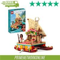 LEGO Disney 43210 Moana's Wayfinding Boat Age 6+ 321pcs