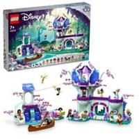 LEGO 43215 Disney The Enchanted Treehouse with 13 Mini-Doll Figures including Princess Jasmine, Elsa, Anna & Moana, 2-Level Buildable Toy, Gift for Kids, Girls, Boys Aged 7 Plus, Disney 100 Set