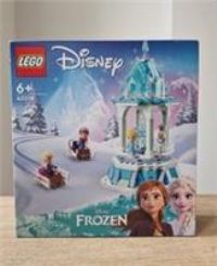 LEGO 43218 Disney Princess Anna and Elsa/'s Magical Merry-Go-Round, Frozen Castle Inspired Playset with Princess Micro Dolls and Olaf Figure, Toy Gift for 6+ Years Old Kids, Girls, Boys