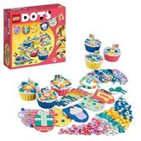 LEGO 41806 DOTS Ultimate Party Kit, Kids Birthday Games and DIY Party Bag Fillers with Toy Cupcakes, Bracelets and Bunting, Creative Crafts Gifts for Girls and Boys