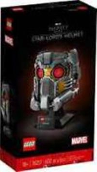 CUSTOM LEGO STAR-LORD HELMET BUST MOC WITH STAND | GUARDIANS OF THE GALAXY