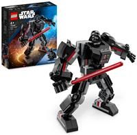LEGO 75368 Star Wars Darth Vader Mech, Buildable Action Figure Model with Jointed Parts, Minifigure Cockpit and Large Red Lightsaber, Collectible Toy for Kids, Boys, Girls Aged 6 and Up