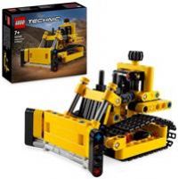 LEGO Technic Heavy-Duty Bulldozer Set, Construction Vehicle Toy for Kids, Boys and Girls with Realistic Features for Imaginative Play, Small Gift Idea 42163
