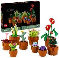 LEGO 10329 Icons Tiny Plants Set, Artificial Flowers in 9 Buildable Teracotta-Coloured Pots, Botanical Collection, Home Decor Accessory, Birthday Gift Idea for Her, Him, Wife or Husband
