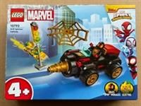 LEGO Marvel Spidey and his Amazing Friends Drill Spinner Vehicle, Spider-Man Car toy for 4 Plus Year Old Kids, Boys & Girls, with 2 Minifigures, Super Hero Fun from Disney+ TV Show, Gift Idea 10792