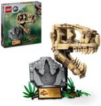 LEGO Jurassic World Dinosaur Fossils: T. rex Skull Toy for 9 Plus Year Old Boys, Girls & Kids, 3D Skeleton Model Kit with Opening Jaw and Display Stand, makes a Cool Dino Decoration, Gift Idea 76964