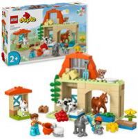 LEGO DUPLO Town Caring for Animals at the Farm Toys for Toddlers, Farmhouse with Horse, Cow and Chicken Figures, Learning Toy Set for Kids, Girls & Boys Aged 2 Plus 10416