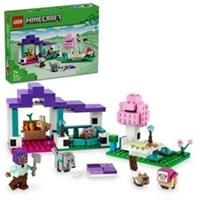 LEGO Minecraft The Animal Sanctuary, Building Toys for Girls and Boys Aged 7 Plus with Character Figures, plus Baby Zombie, Cow, Wolf, Rabbit, Magenta Sheep & Cat, Gift for Gamers and Kids 21253
