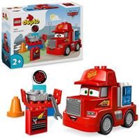 LEGO DUPLO Disney and Pixar’s Cars Mack at the Race Set, Truck Building Toy for 2 Plus Year Old Toddlers, Boys & Girls, Buildable Red Hauler from the Film, Birthday Gift Idea 10417