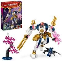 LEGO NINJAGO Sora’s Elemental Tech Mech, Customisable Ninja Action Figure Toy for 7 Plus Year Old Boys and Girls, Set with Katanas & Sora Minifigure for Independent Play, Birthday Gift Idea 71807