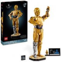 LEGO Star Wars C-3PO Droid Figure Building Set, Collectible Model Kit for Adults to Build with Character Minifigure and Display Stand, Nostalgic Gift Idea for Men, Women, Him, Her & Fans 75398