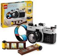 LEGO Creator 3in1 Retro Camera Toy to Video Camera to TV Set, Kids/' Desk Decoration or Bedroom Accessories, Photography Gifts for Girls and Boys Aged 8 Plus Years Old Who Enjoy Creative Play 31147
