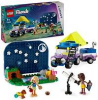 LEGO Friends Stargazing Camping Vehicle Set with 4x4 Car Toy for 7 Plus Year Old Girls, Boys & Kids Featuring Nova and Aliya Mini-Doll Characters, Plus Dog and Hedgehog Animal Figures, Gift Idea 42603