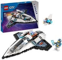 LEGO City Interstellar Spaceship Toy Set, Outer Space Building Toys for 6 Plus Year Old boys, Girls & Kids, With Astronaut Minifigure for Imaginative Play, Birthday Gift Idea 60430