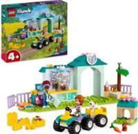 LEGO Friends Farm Animal Vet Clinic Set with Toy Tractor for 4 Plus Year Old Girls, Boys & Kids, Includes Rabbit, Goat Figures, 2 Mini-Doll Characters and Food Elements for Role Play, Gift Idea 42632