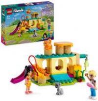 LEGO Friends Cat Playground Adventure, Animal Toy with Figures and Pet Accessories Including a Fish, Gift for 5 Plus Year Old Girls, Boys & Kids, Includes Mini-Doll Characters Olly and Liann 42612