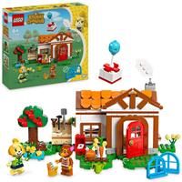 LEGO Animal Crossing Isabelle’s House Visit, Creative Building Toy for 6 Plus Year Old Kids, Girls & Boys, Includes 2 Minifigures from the Video Game Series Including Fauna, Birthday Gift Idea 77049