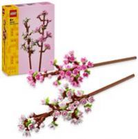 LEGO Cherry Blossoms, Artificial Faux Flowers Set, Valentine/'s Day Gift Idea, Makes a Great Desk Decor Accessory for 8 Plus Year Old Girls, Boys and Teens 40725