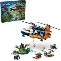 LEGO City Jungle Explorer Helicopter at Base Camp Set 60437