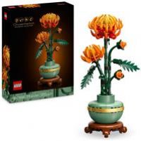 LEGO Icons Chrysanthemum Flower Building Set, Creative Model Kit for Adults to Build, Artificial Plant Gift for Women, Men, Her or Him, Home Office Decor Display from the Botanical Collection 10368