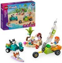 LEGO Friends Surfing Dogs and Adventure Set, Building Toy for 6 Plus Year Old Girls, with 2 Mini Doll Characters and 2 Pet Corgi Animal Figures, Kids’ Creative Playset 42641