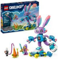 LEGO DREAMZzz 2in1 Izzie and Bunchurro the Gaming Bunny Figure, Fantasy Animal Toy for 7 Plus Year Old Boys & Girls, with a Skateboard and Minifigure for Imaginative Play, Birthday Gift Idea 71490