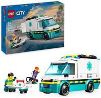LEGO City Emergency Ambulance Toy with 2 Minifigures - Educational Learning Toys for 5+ Year Old Boys & Girls - Gift Ideas for Birthdays & Holidays - 60451