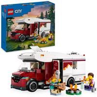 LEGO City Holiday Adventure Camper Van Toy - Creative Building Toys for 6+ Year Old Boys & Girls - Includes 3 Minifigures & Accessories - Gift Ideas for Birthdays & Holidays - 60454