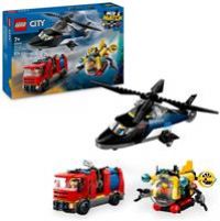 PRE-ORDER! LEGO City: Helicopter, Fire Truck & Submarine Remix (60462)