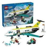 LEGO City Emergency Air Ambulance Airplane Toy Playset 60465
