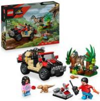 LEGOÂ® Jurassic World Raptor Off-Road Escape Velociraptor Toy Dinosaur 76972