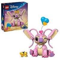 LEGO | Disney Angel - Lilo & Stitch Building Toy - Brick Built Display Figure with 3 Heart Balloons & a Butterfly - Gift for 9+ Year Old Girls, Boys and Adult TV Show Fans - 43257