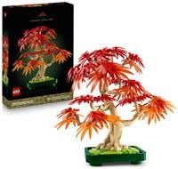 LEGO Botanicals Japanese Red Maple Bonsai Tree - Artificial Plant Building Set with Red & Orange Leaves, plus a Buildable Pot - DIY Home Decor Gift For Adults - 10348