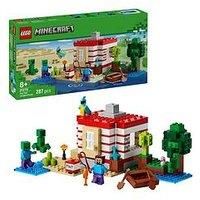 LEGOÂ® MinecraftÂ® The TNT Jungle House, Video Game Collectible Toy 21275