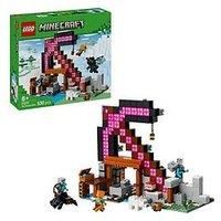 LEGOÂ® MinecraftÂ® The Pickaxe Mine Gamer-Room Decor and Axe Toy 21277
