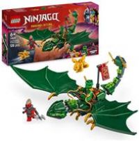 LEGO NINJAGO Lloyd’s Green Forest Dragon Figure - Building Toy with 2 Minifigures for Imaginative Play, Ninja Gift Idea for 6 Plus Year Old Boys, Girls & Dragons Rising Fans 71829