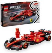 LEGO Speed Champions Ferrari SF-24 F1 Race Car Toy with a Collectible Formula 1 Driver Minifigure - Model Kits for 10+ Year Old Boys & Girls or Adult Motorsport Fans 77242