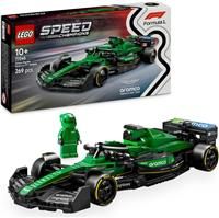 LEGO Speed Champions Aston Martin Aramco F1 AMR24 Race Car Toy with a Collectible Formula 1 Driver Minifigure - Model Kits for 10+ Year Old Boys & Girls or Adult Motorsport Fans 77245
