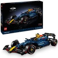 LEGO TECHNIC 42206 Red Bull F1 Car VERTICAL Wall Mount Stand - RB20 EMBOSSED