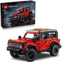 LEGO Technic Ford Bronco SUV Off Road Car Toy - Model Kit with Opening Doors, V6 Engine, Suspension & Steering - Collectible Gift for 9+ Year Old Boys - 42213