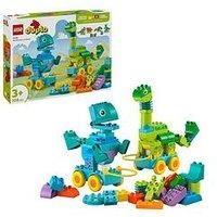 LEGOÂ® DUPLOÂ® Town 3in1 Dinosaurs on Wheels Learn-Through-Play Toddler Toy 10451