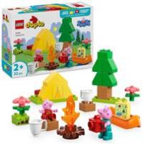 Lego Peppa Pig Peppa Pig Camping Trip Building Playset With Canoe Toy 10452