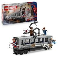 LEGOÂ® Ç€ Marvel Spider-Man vs. Doc Ock Subway Train Scene Building Toy 76321