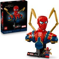 LEGO Marvel Iron Spider-Man Bust - Display Model Building Set for Adults incl. 2 Movable Arms, a Rotating Head & a Super Hero Minifigure - Collectible Avengers Gift for Fans - 76326