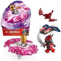 LEGO NINJAGO Sora’s Dragon Spinjitzu Spinner Set with 2 Minifigures & Flying Elements - Ninja Building Toy for 6+ Year Old Boys & Girls - Small Gift Idea - 71824