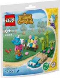 LEGO Animal Crossing Julian/'s Beach Painting Paperbag Set 30703, 43 Pieces, Ages 6+